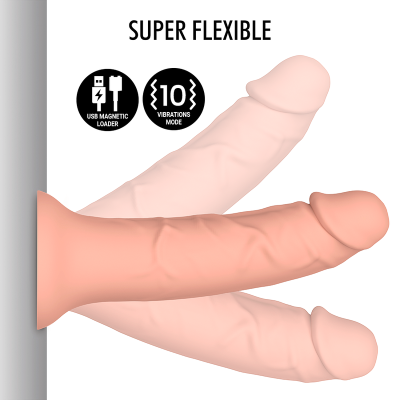 MYTHOLOGIE - ASHER ORIGINELE DILDO M - VIBRADOR COMPATIBEL MET WATCHME DRAADLOZE TECHNOLOGIE