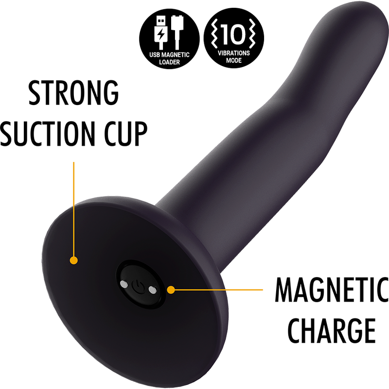 MYTHOLOGY - DUMAN MYSTIC DILDO M - VIBRADOR COMPATIBLE WITH WATCHME WIRELESS TECHNOLOGY