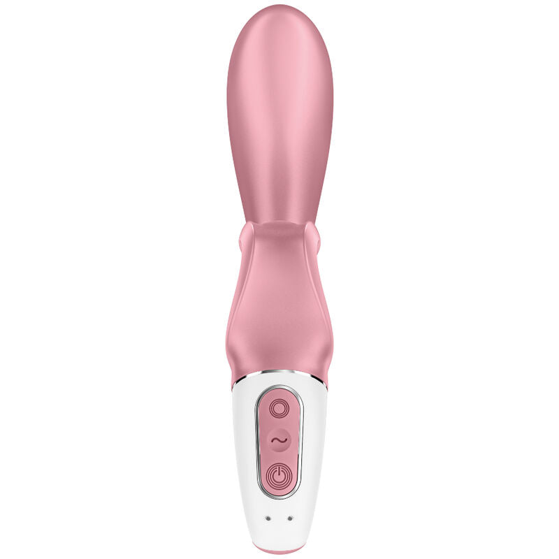 SATISFYER - APPLICATION VIBRATEUR HUG ME RABBIT BLEU