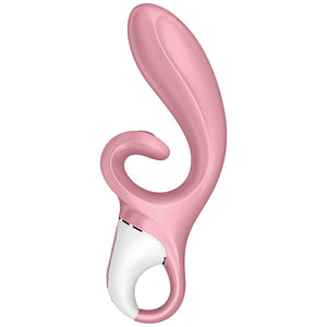 Satisfyer – Application vibrateur hug me rabbit bleu