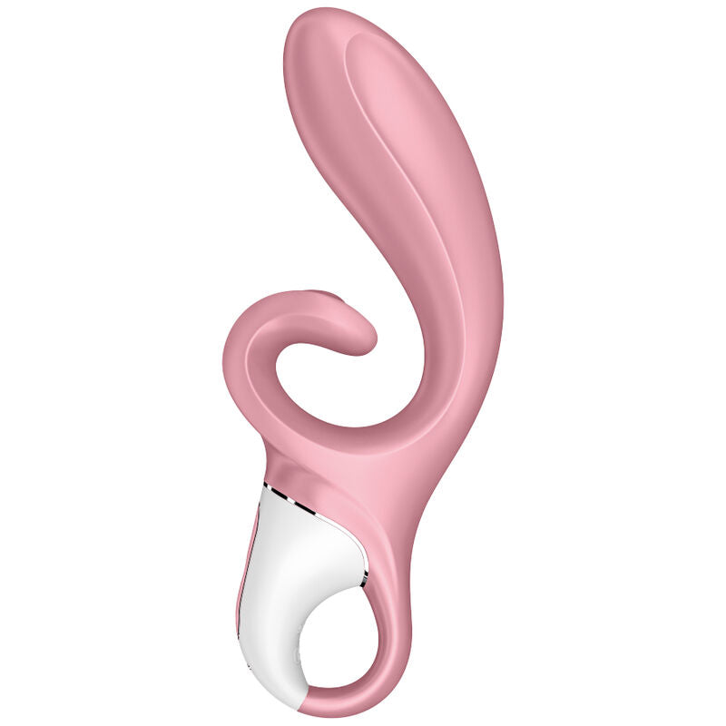 Satisfyer – Application vibrateur hug me rabbit bleu