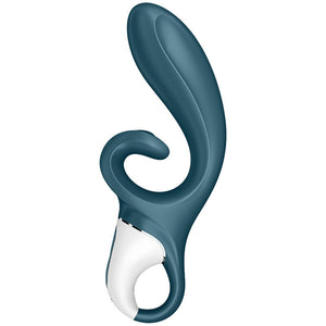 Satisfyer – Application vibrateur hug me rabbit bleu