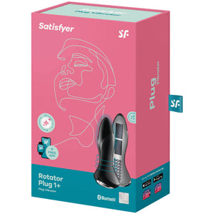 Satisfyer – Rotator plug 1+ application vibrant noir