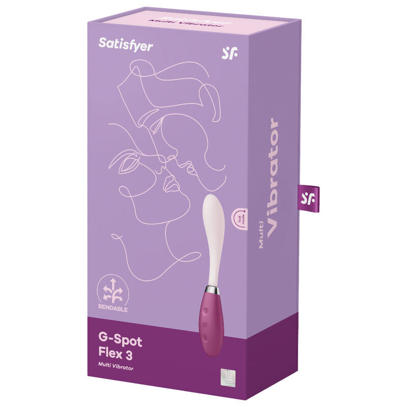 SATISFYER - G-SPOT FLEX 3 MULTI VIBRADOR GRIJS