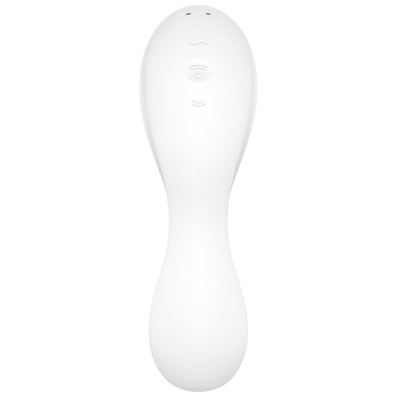 SATISFYER CURVY TRINITY 5 ESTIMULATOR Y VIBRADOR APP - AZUL
