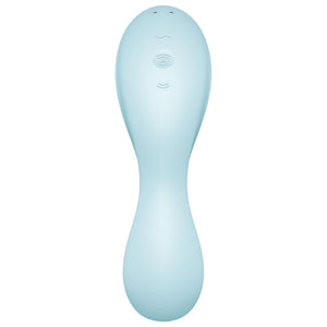 Satisfyer – Application stimulateur et vibrateur curvy trinity 5 bleu