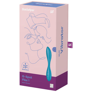 Satisfyer – Vibrateur multi g-spot flex 1 bleu