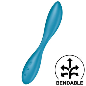 Satisfyer – Vibrateur multi g-spot flex 1 bleu