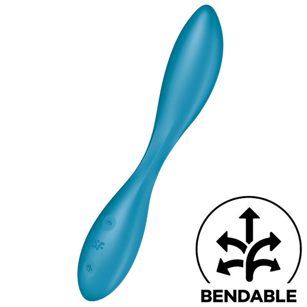 Satisfyer – Vibrateur multi g-spot flex 1 bleu