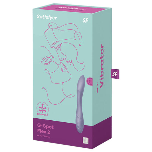 TEVREDENHEID - G-SPOT FLEX 2 MULTI VIBRADOR MORADO