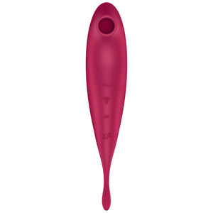 Satisfyer – Application de stimulateur et vibrateur twirling pro+ vert