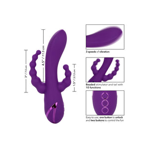 Vibromasseur triple Long Beach Bootylicious