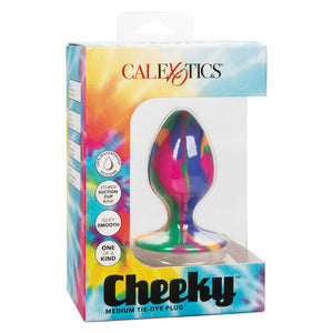 Plug anal Cheeky tie-dye, taille moyenne