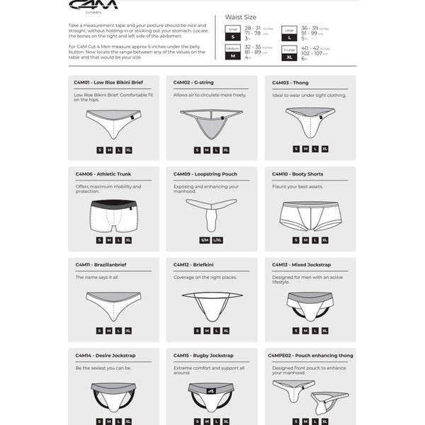 Cut4Men – Jockstrap arc-en-ciel XL