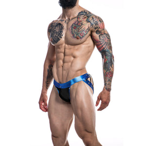 Cut4Men – Jockstrap desire cuirette bleu