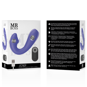 Mr Boss – Josef télécommande pulsation & vibration pour couples