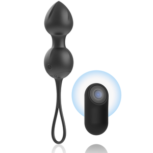Brilly Glam – Perles de kegel vibrantes télécommande