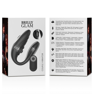 Brilly glam- couple télécommande à impulsions et vibrantes