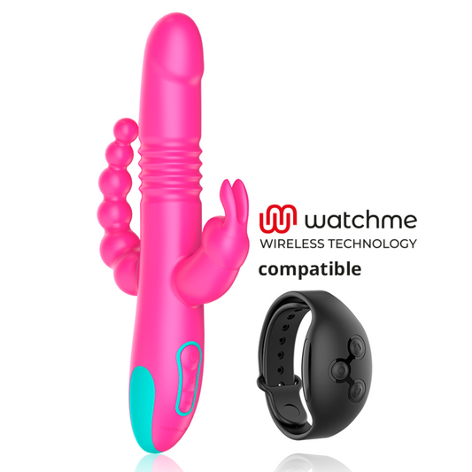 HAPPY LOKY - DONALD TRIPLE ESTIMULATION: ANAL, PUNTO G &amp; CLÍTORIS COMPATIBLE WITH WATCHME WIRELESS TECHNOLOGY