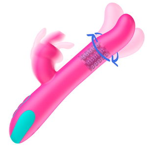 Happy Loky – Pluto lapin vibrateur et rotateur watchme technologie sans fil compatible