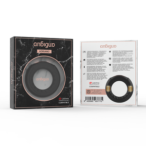 Anbiguo – Anneau vibrant adriano compatible avec la technologie sans fil watchme