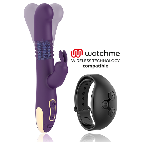 Treasure – Bastian rabbit up & down, rotateur et vibrateur compatible avec la technologie sans fil watchme