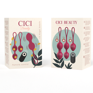 Cici Beauty – Premium silicone 3 perles de kegel vibrantes télécommande