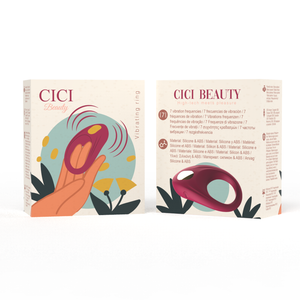 Cici Beauty – Anneau vibrant en silicone premium