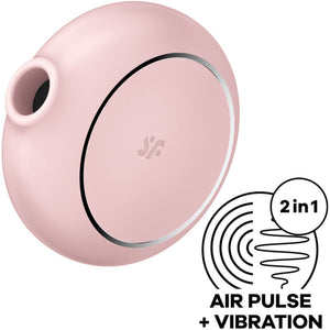 Satisfyer – Stimulateur et vibrateur double air pulse pro to go 3 bleu