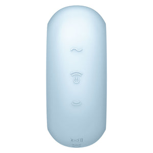 Satisfyer – Stimulateur et vibrateur double air pulse pro to go 3 bleu