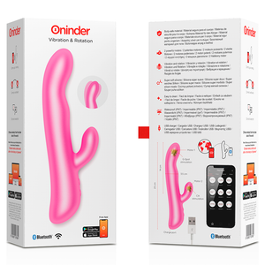 Vibromasseur rabbit rotatif Oslo + App