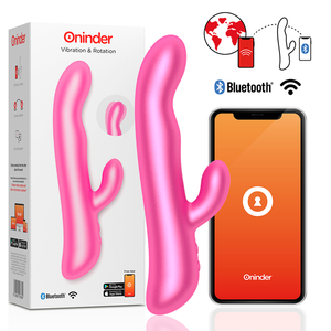 Vibromasseur rabbit rotatif Oslo + App