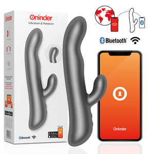 Vibromasseur rabbit rotatif Oslo + App