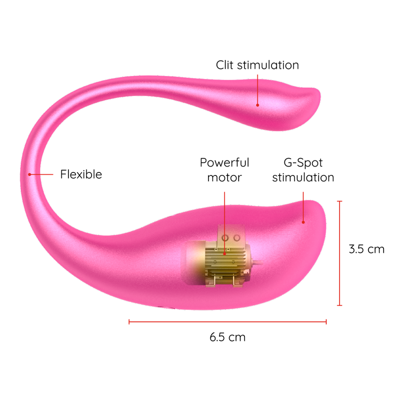 ONINDER - NAIROBI HUEVO VIBRADOR ROSA - GRATIS APP