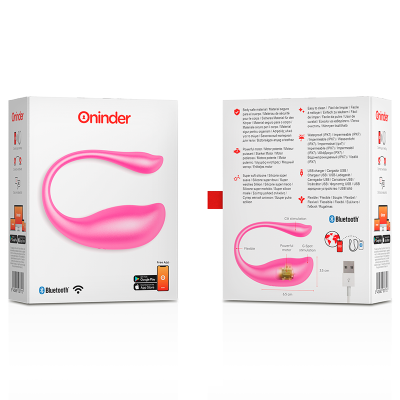 ONINDER - NAIROBI HUEVO VIBRADOR ROSA - GRATIS APP