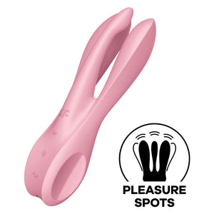 Satisfyer – Vibrateur threesome 1 rose