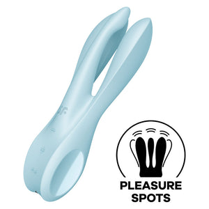 Satisfyer – Vibrateur threesome 1 rose
