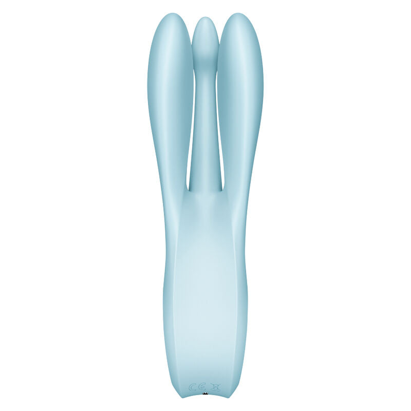 SATISFYER - VIBRATEUR THREESOME 1 ROSE