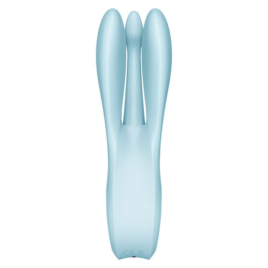 SATISFYER - VIBRATEUR THREESOME 1 ROSE