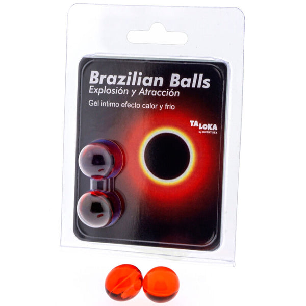 Taloka – 2 boules brésiliennes gel excitant effet chaud & froid