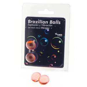 Taloka – 2 balles brésiliennes gel excitant effet vibrant