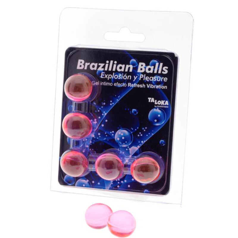 Taloka – 5 balles brésiliennes refresh effet vibrant gel excitant