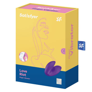 Satisfyer – Vibrateur doigts love riot rose