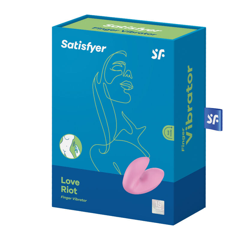 TEVREDENHEID - LOVE RIOT VIBRADOR DEDAL MORADO