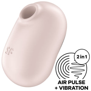 Satisfyer – Stimulateur et vibrateur double air pulse pro to go 2 vert