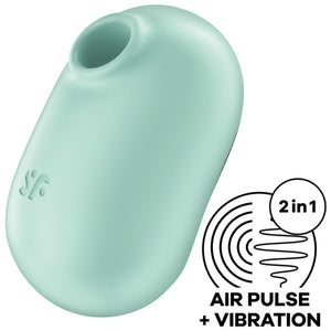 Satisfyer – Stimulateur et vibrateur double air pulse pro to go 2 vert