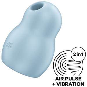Satisfyer – Stimulateur et vibrateur double air pulse pro to go 1 bleu