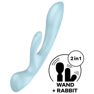 Satisfyer – Vibration hybride triple oh bleu