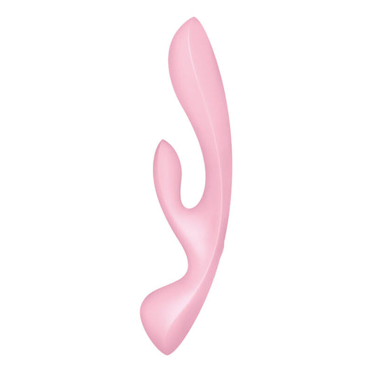 SATISFYER - VIBRATION HYBRIDE TRIPLE OH BLEU