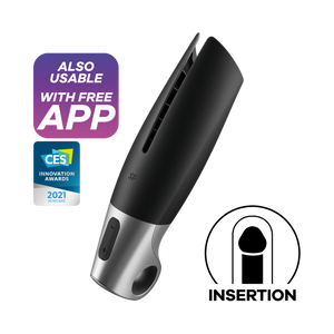 SATISFYER POWER MASTURBATOR CONNECT APP BLACK